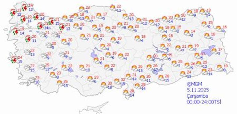 Meteoroloji'den sağanak yağış uyarısı! İstanbul dahil 32 il için alarm verildi! İşte yağışlı havanın geleceği tarih 2 Meteoroloji'den sağanak yağış uyarısı! İstanbul dahil 32 il için alarm verildi! İşte yağışlı havanın geleceği tarih