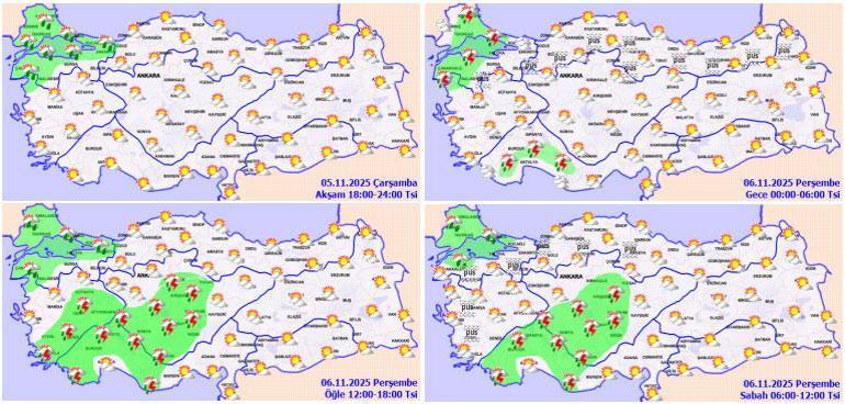 Meteoroloji'den uyarı üstüne uyarı! Tarih verildi: 9 ilde kuvvetli sağanak ve fırtına