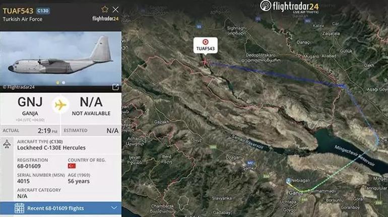 MSB: Şehitlerimizin aziz naaşlarını getiren uçağımız Tiflis'ten kalkmıştır