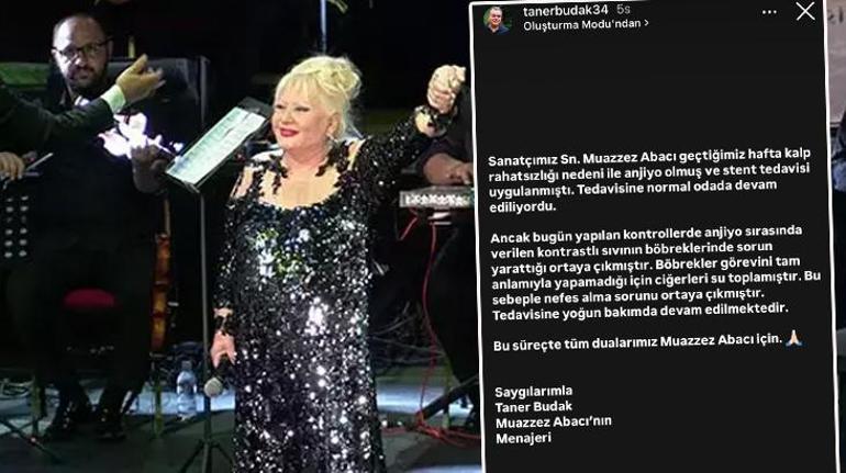 Muazzez Abacı'dan kötü haber! Yoğun bakıma alındı