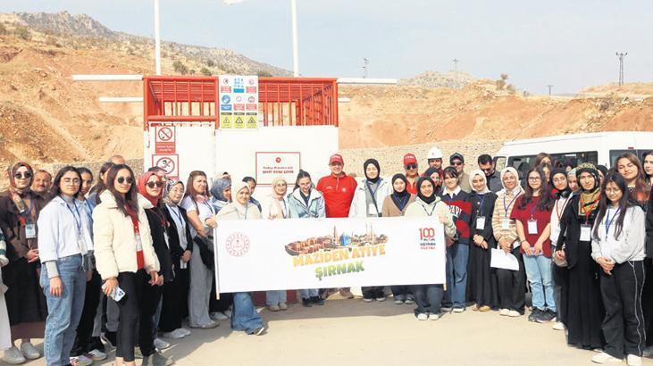 Öğrencilerden petrol için Gabar ziyareti