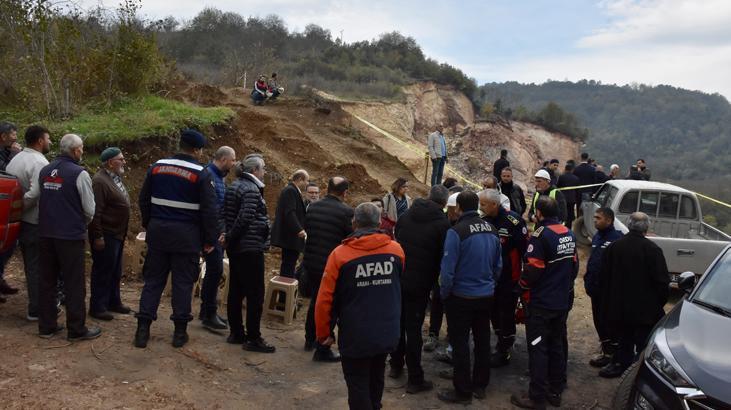 Ordu’da taş ocağı şantiyesinde göçük altında kalan işçinin cenazesine ulaşıldı