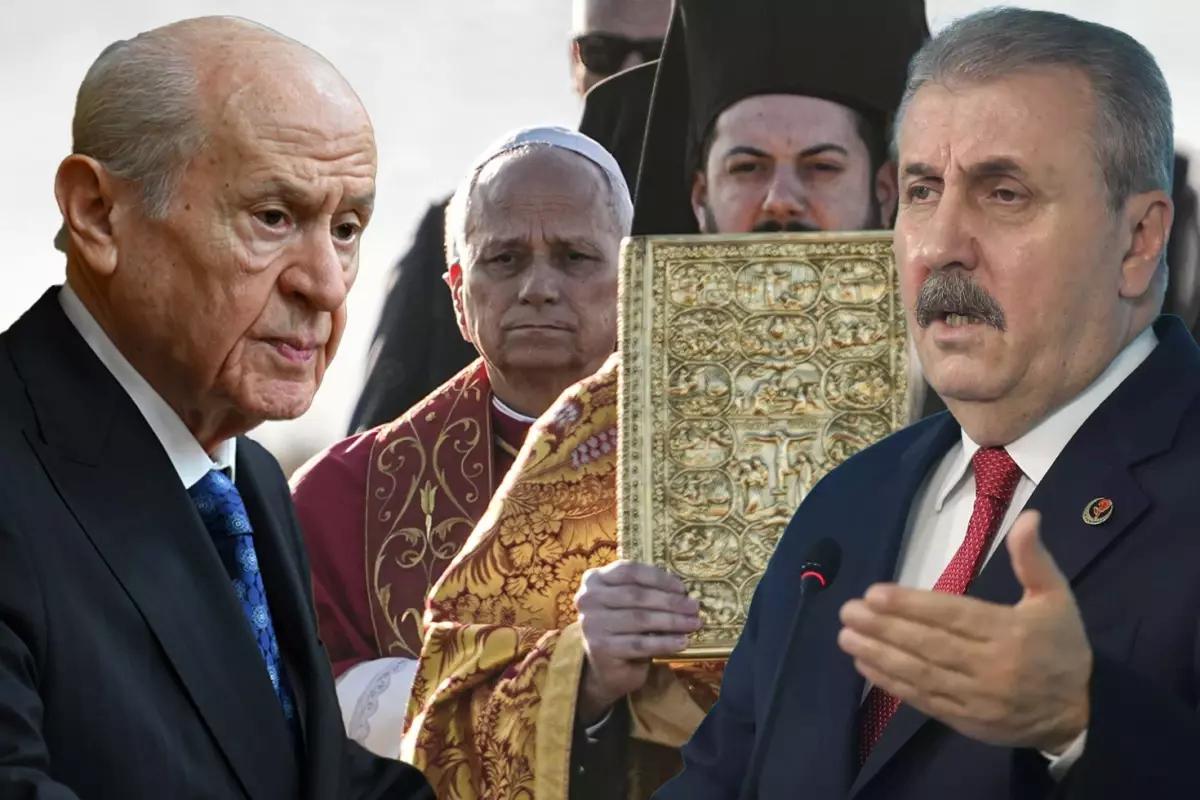Papa’nın Türkiye ziyareti kriz çıkardı! MHP’nin akabinde bir reaksiyon de Destici’den