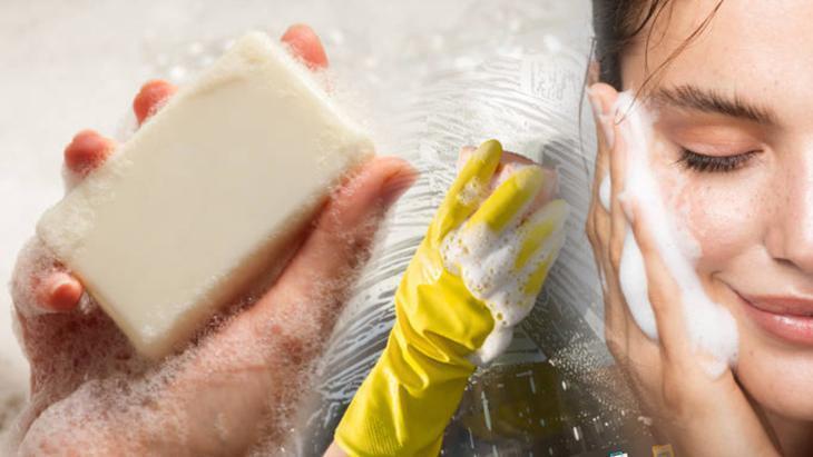 Rendeleyip 1 litre suya atın! Parmak izi bırakmıyor: Beyaz sabun her şeyi parlatıyor