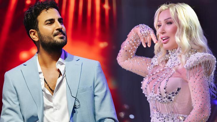 Sahnede romantik anlar! Seda Sayan’dan eşine aşk dolu bakışlar