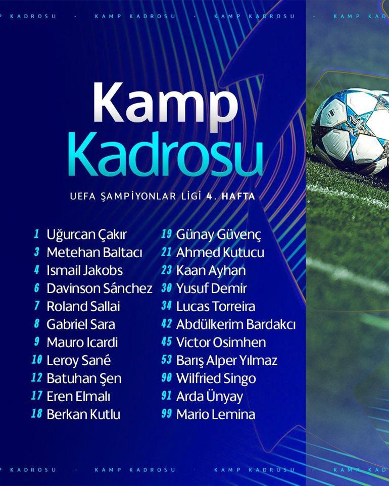 Şampiyonlar Ligi'ndeki Ajax maçı öncesi Galatasaray'a Yunus Akgün şoku 1 Şampiyonlar Ligi'ndeki Ajax maçı öncesi Galatasaray'a Yunus Akgün şoku