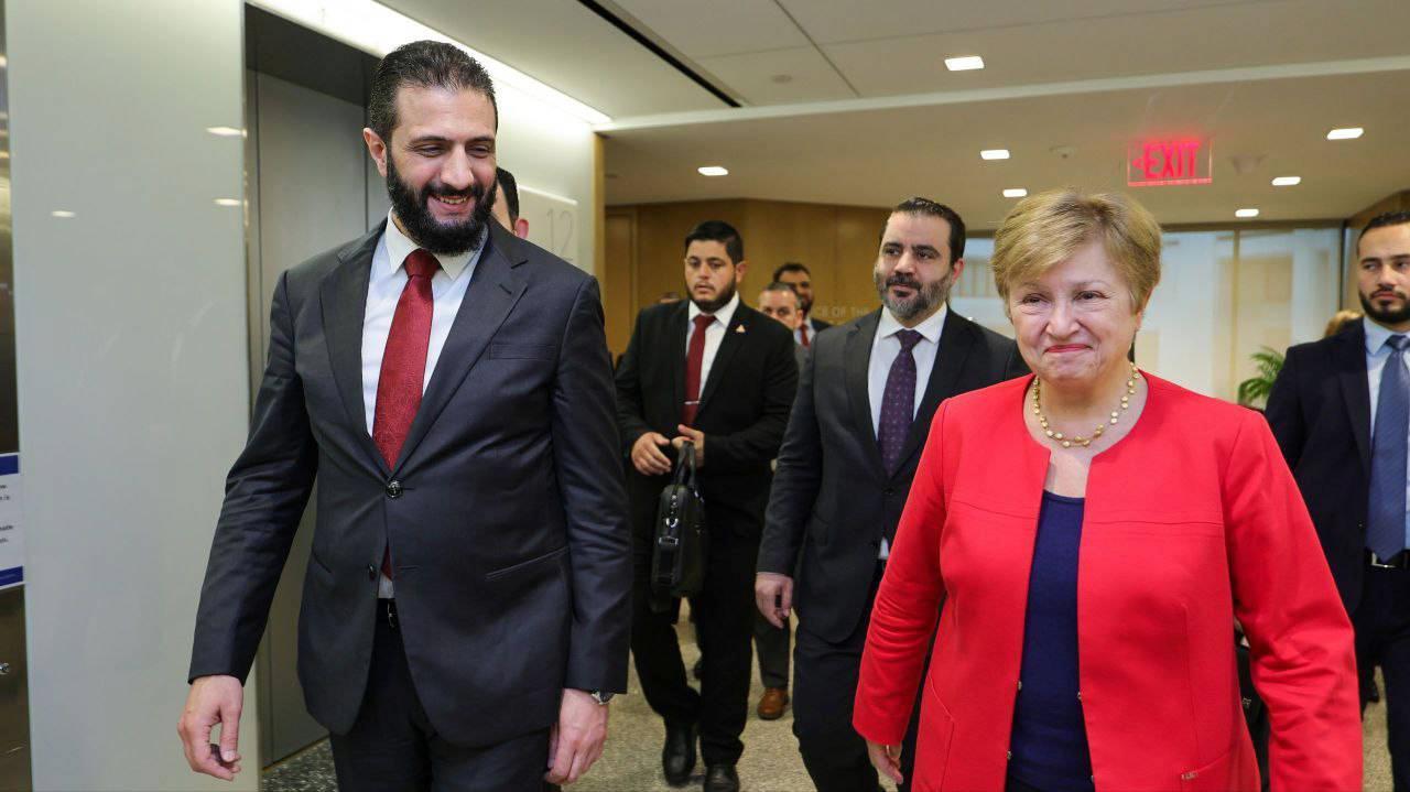 Şara’dan ekonomik açılım hamlesi: IMF Başkanı Georgieva ile görüştü