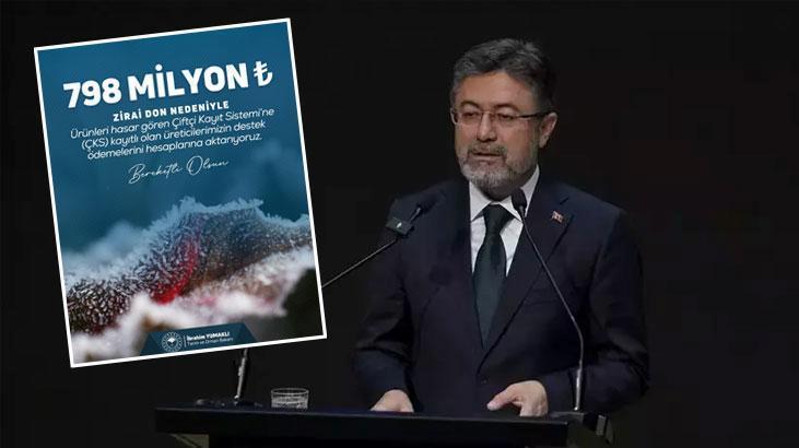 SON DAKİKA! Bakan Yumaklı duyurdu! ‘798 milyon TL hesaplara aktarıldı’