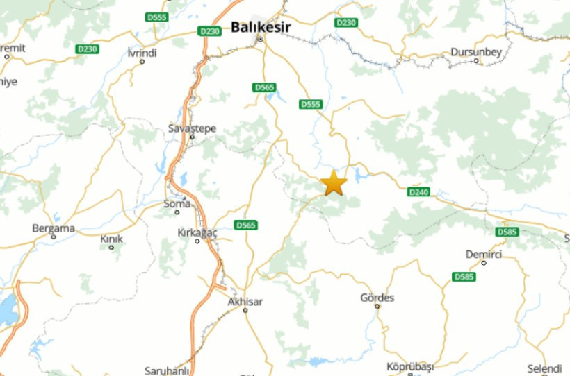 Son dakika: Balıkesir'de korkutan deprem 1 Son dakika: Balıkesir'de korkutan deprem
