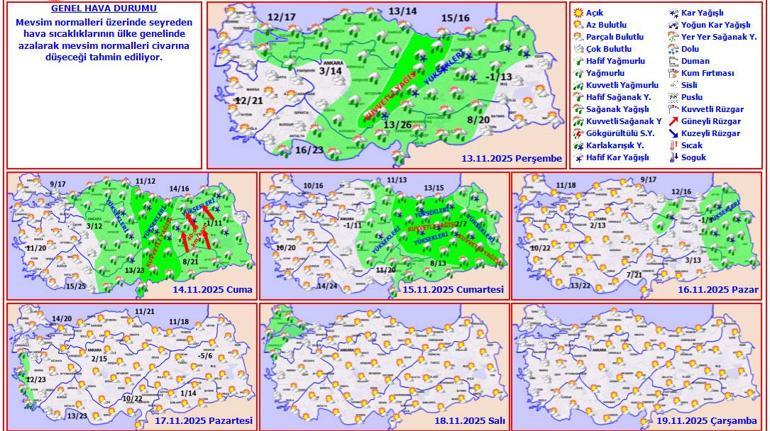 Son dakika... Meteoroloji tarih verip illeri tek tek açıkladı! Yoğun kar yağışı geliyor
