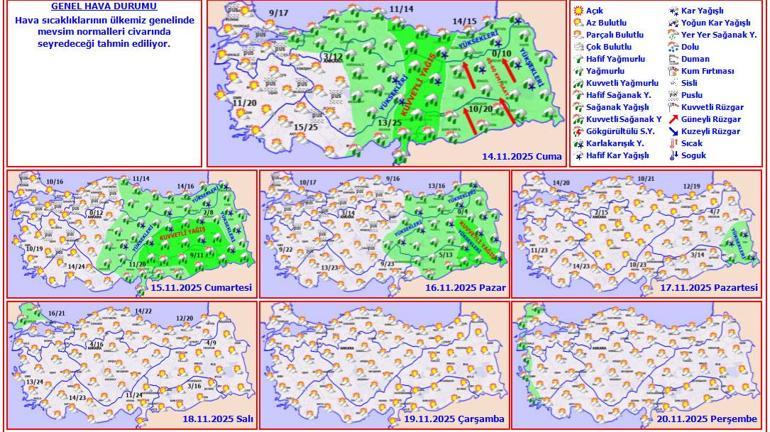 Son dakika... Meteoroloji uyardı! Yoğun kar ve sağanak alarmı: Günlerce sürecek