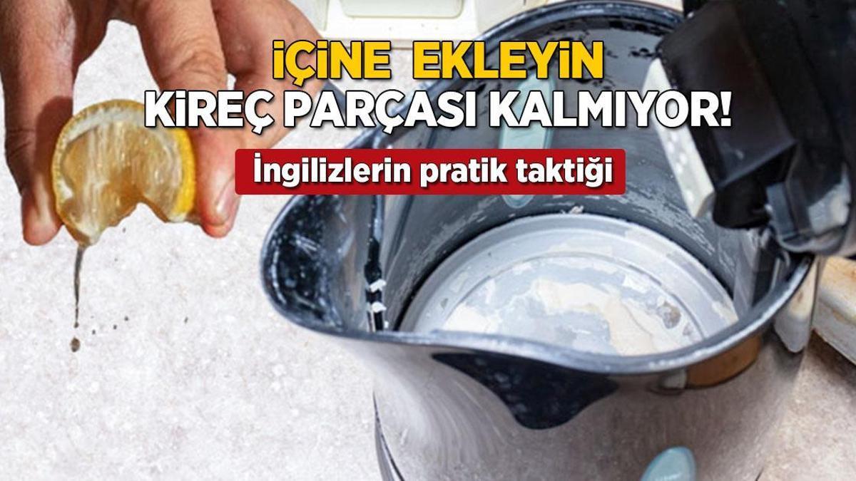 Su ısıtıcısında kireç mi birikiyor? İngilizlerin limon yöntemi hayat kurtarıyor
