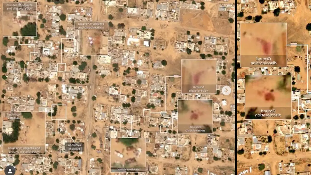 Sudan'daki katliam uydu imgelerine yansıdı 1 Sudan'daki katliam uydu imgelerine yansıdı