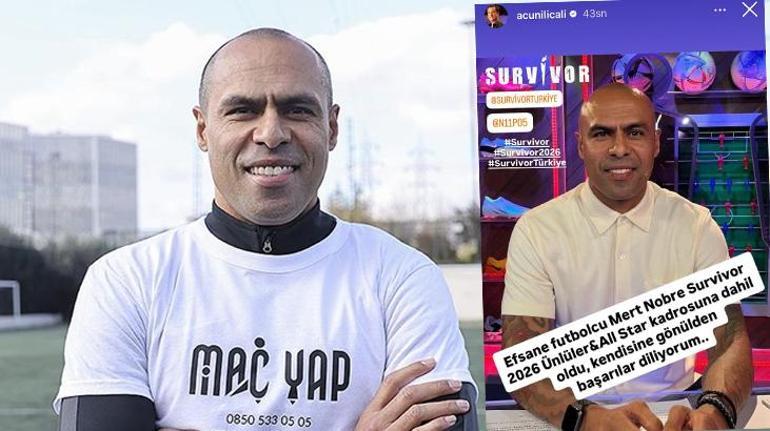 Survivor 2026'da sürpriz isim! Acun Ilıcalı açıkladı: Ünlü futbolcu resmen kadroda 1 Survivor 2026'da sürpriz isim! Acun Ilıcalı açıkladı: Ünlü futbolcu resmen kadroda