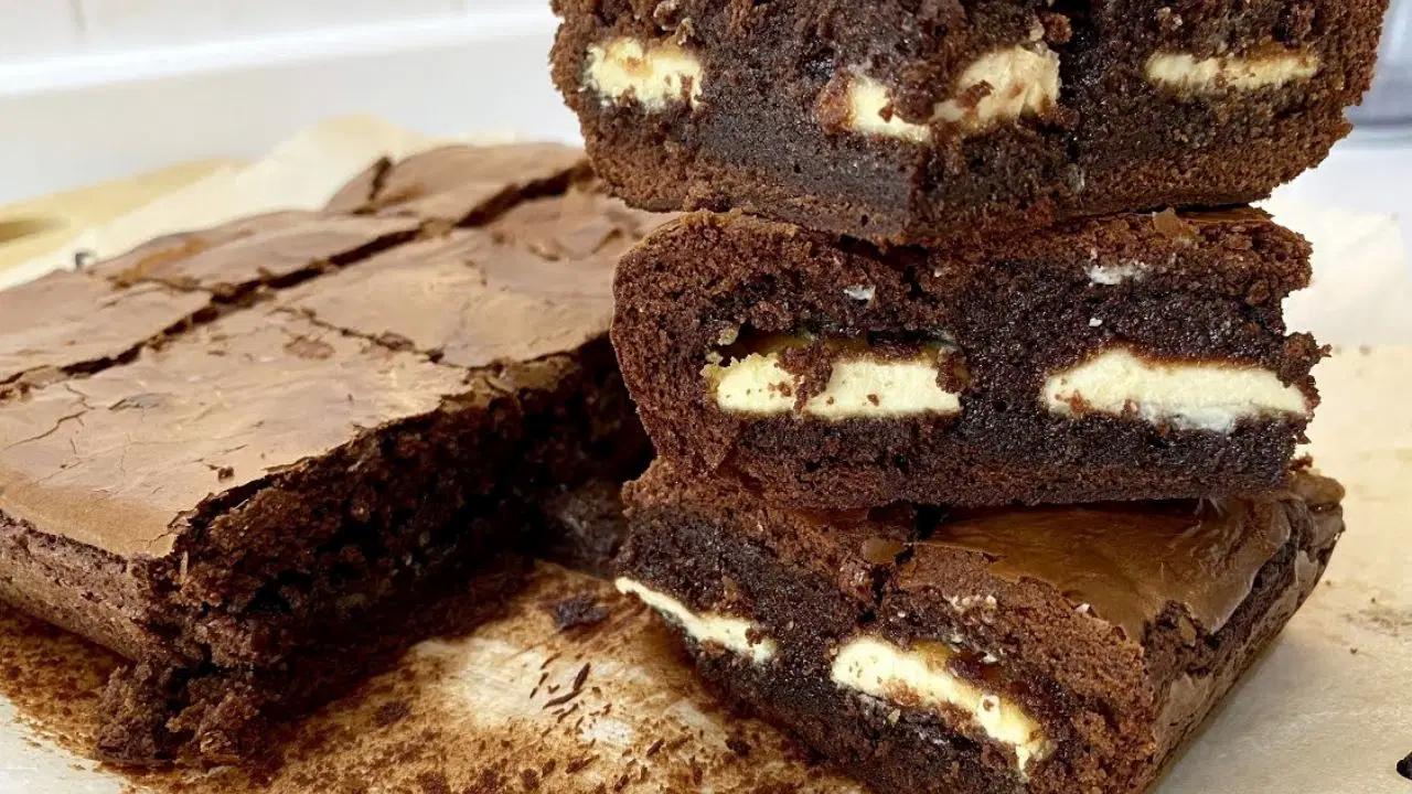 Tatlı krizine enfes tahlil: Beyaz çikolatalı brownie tanımı