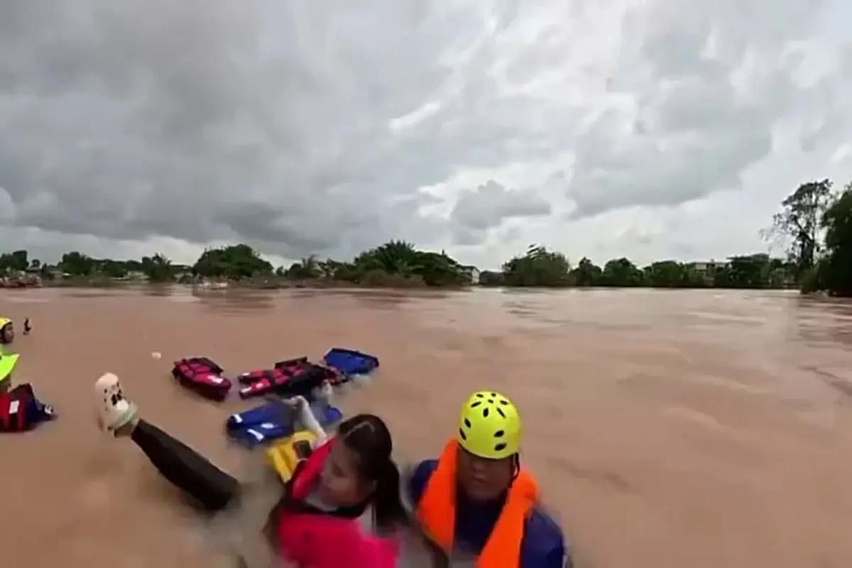 Tayland’da kurtarma botu alabora oldu: Mürettebat tesadüfen kurtuldu