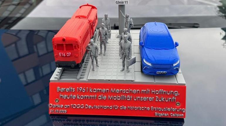 TOGG'u almaya maketle geldi: 'Araba Almanların da çok hoşuna gitti'