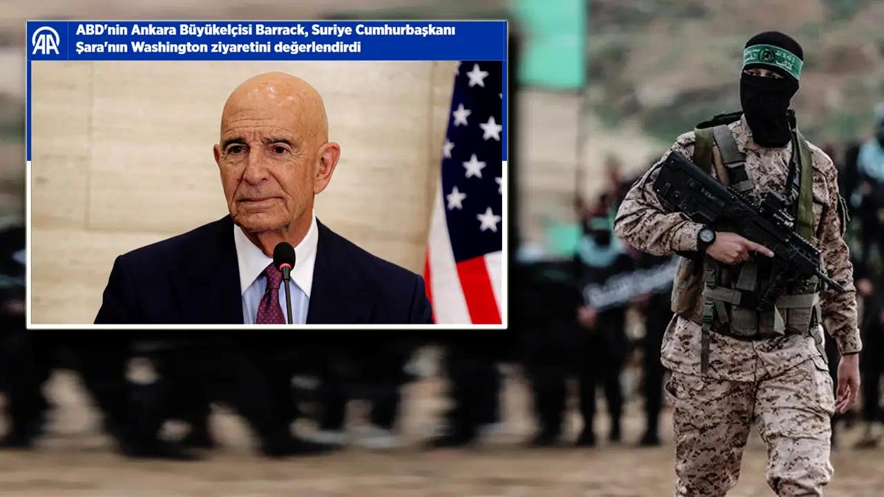 Tom Barrack konuştu, AA sansürledi: ‘Suriye, Hamas’a karşı çabada bize yardım edecek…’