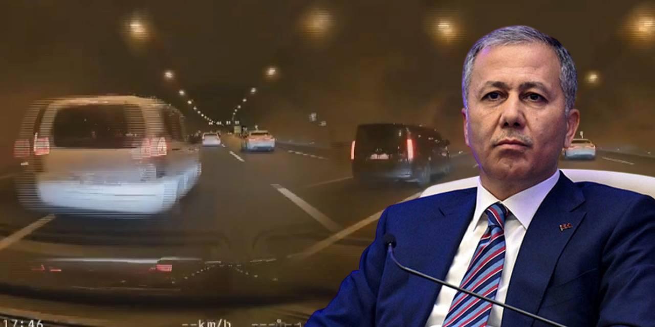 Trafikte Makas Atarak İlerleyen Sürücüye Bakan Yerlikaya’dan Dikkat Çeken Önlem!