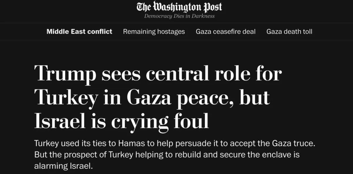 Trump, İsrail'in İtirazlarına Rağmen Gazze Sürecinde Türkiye'yi Öne Çıkarıyor