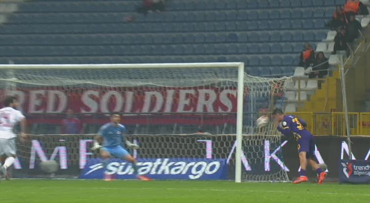 Yalçın’ın Şok Edici Kafa Vuruşu: Direğe Çarpan Gol Şansı!
