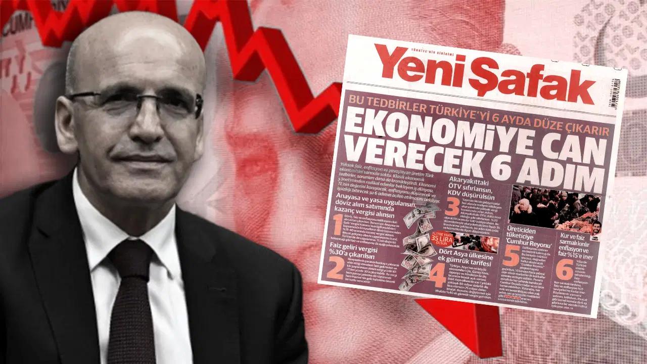 Yeni Şafak’tan iktisat idaresine reçete: ‘Ekonomiye can verecek 6 adım’