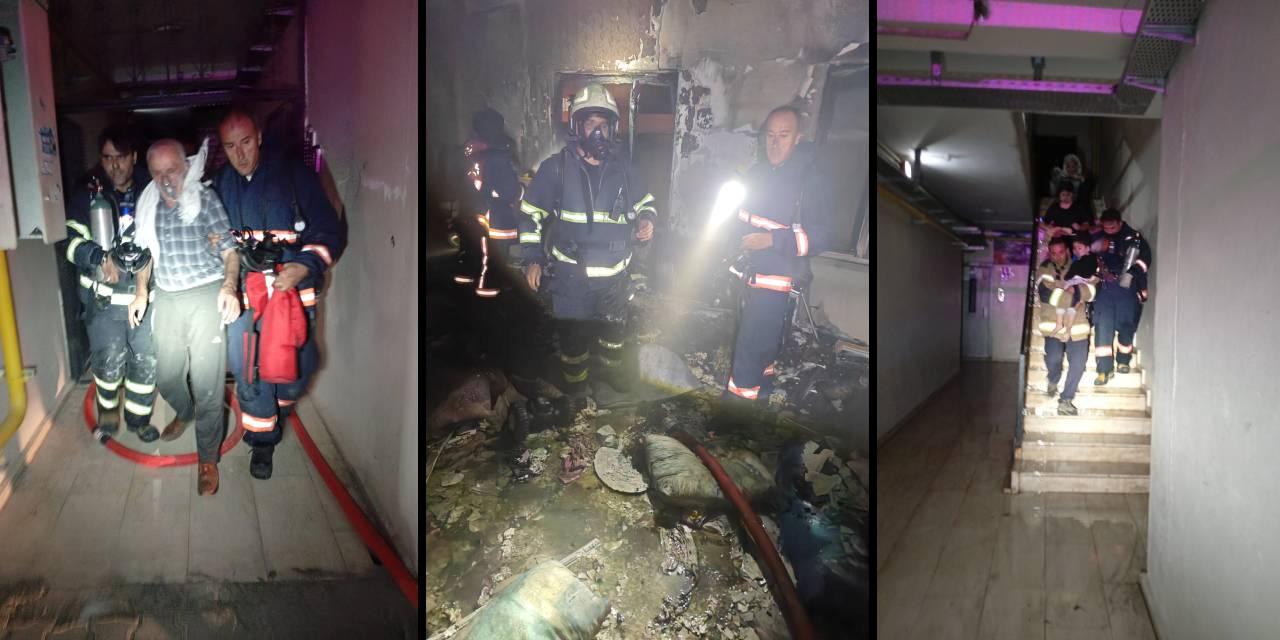 Yürekleri Alev Alev Yakan Olay: 8 Katlı Apartmanda Korkutucu Yangın!