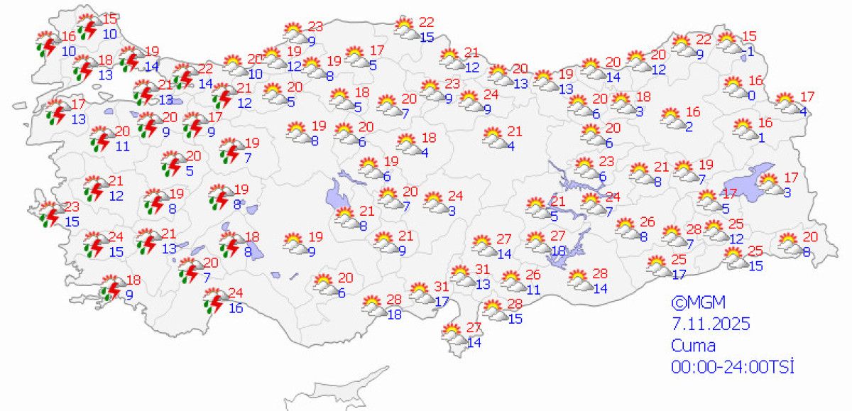 Yurtta Mevsim Normallerine Dönüş Başladı: Bazı Bölgelerde Yağış Beklentisi Var