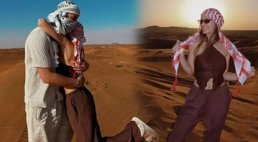 Aralarındaki yaş farkı olay olmuştu! Destan çiftinden Londra'da romantik poz