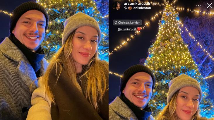 Aralarındaki yaş farkı olay olmuştu! Destan çiftinden Londra'da romantik poz