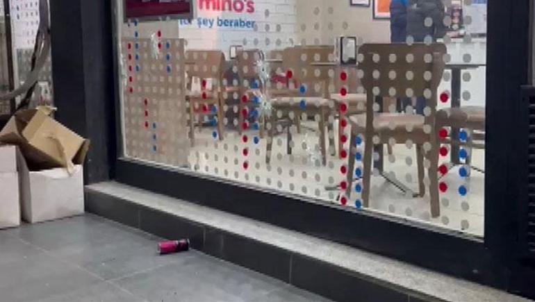 Bursa'da pizza dükkanına silahlı saldırı