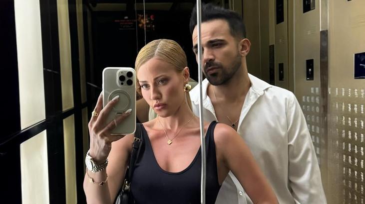 Derya Uluğ ve sevgilisinden romantik kare! Dubai tatilinde aşk tazelediler