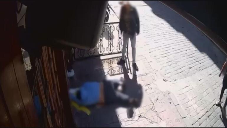 İnsanlık dışı görüntüler! Beyoğlu'nda nöbet geçiren epilepsi hastasını soydular