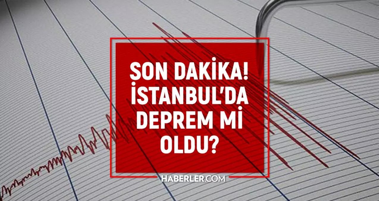 İstanbul’da sarsıntı mi oldu? SON DAKİKA! 1 Aralık İstanbul’da az evvel nerede zelzele oldu?