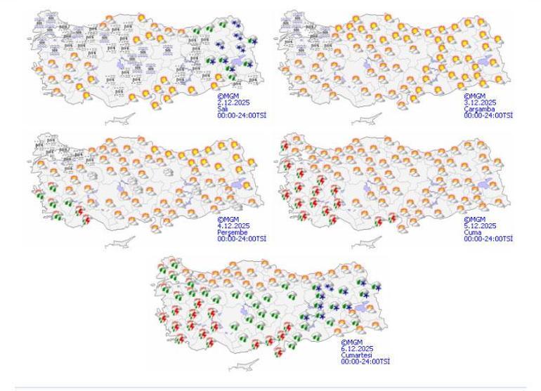Son dakika… Meteoroloji’den yeni hafta için uyarı geldi! Kar, sağanak ve soğuk geliyor 2 Son dakika… Meteoroloji’den yeni hafta için uyarı geldi! Kar, sağanak ve soğuk geliyor